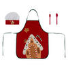 KINDERSCHÜRZE Weihnachtsmotiv 50/60 cm - Rot, Textil (50/50cm) - 5five Simply Smart