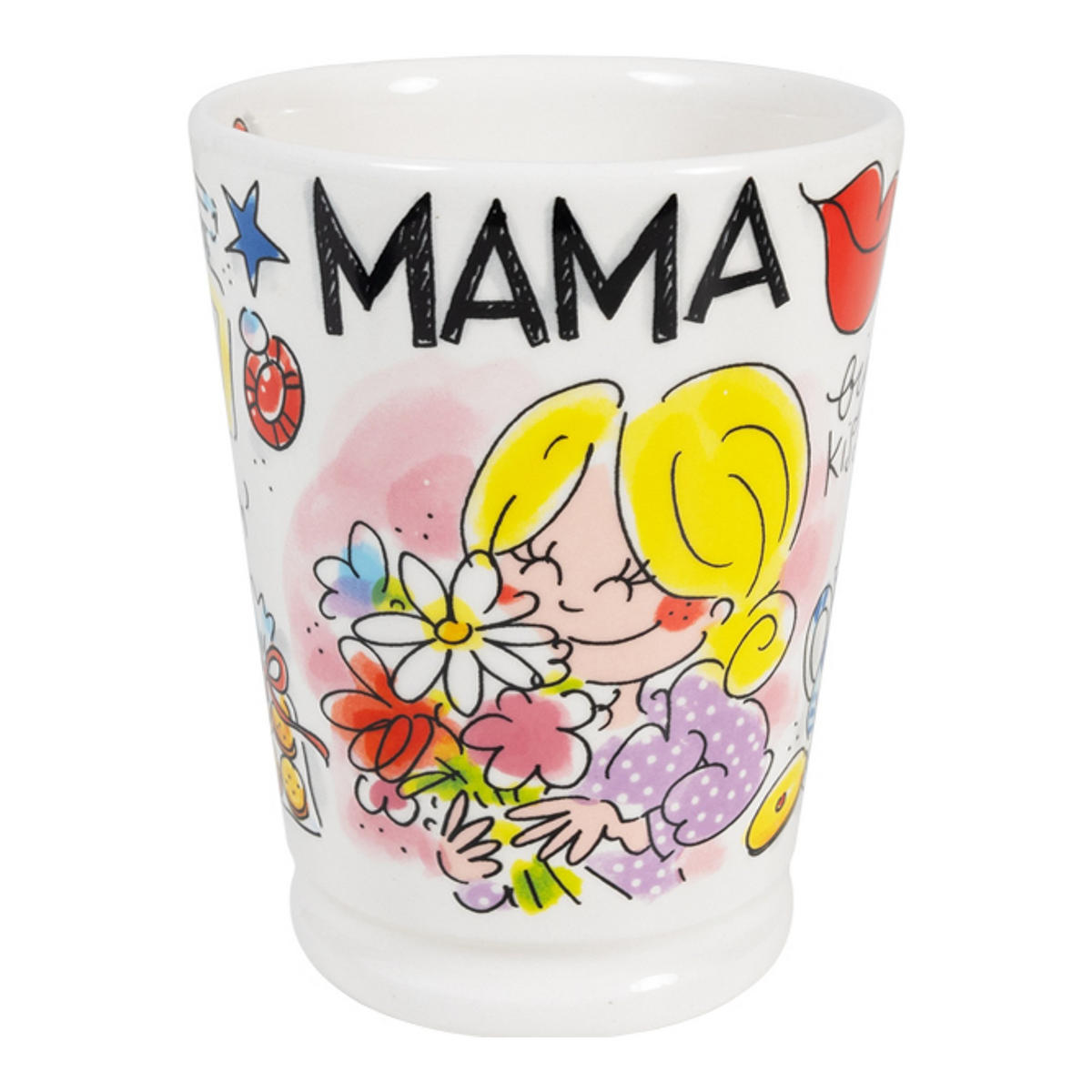 MAZAGRAN-BECHER Mutter in Bunt - 500 ml - Multicolor, Keramik (0.5L) - Blond Amsterdam