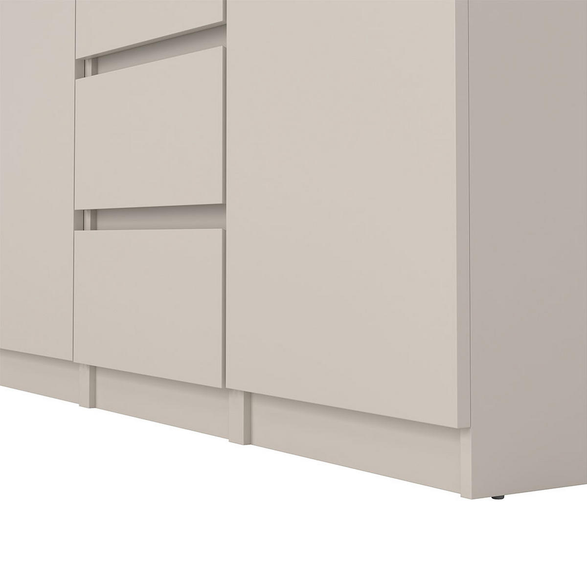 SIDEBOARD, Naia, Eiche, Holzwerkstoff, 121 x 50 x 91 cm - Eichefarben, Holzwerkstoff (121/91/50cm) - ebuy24