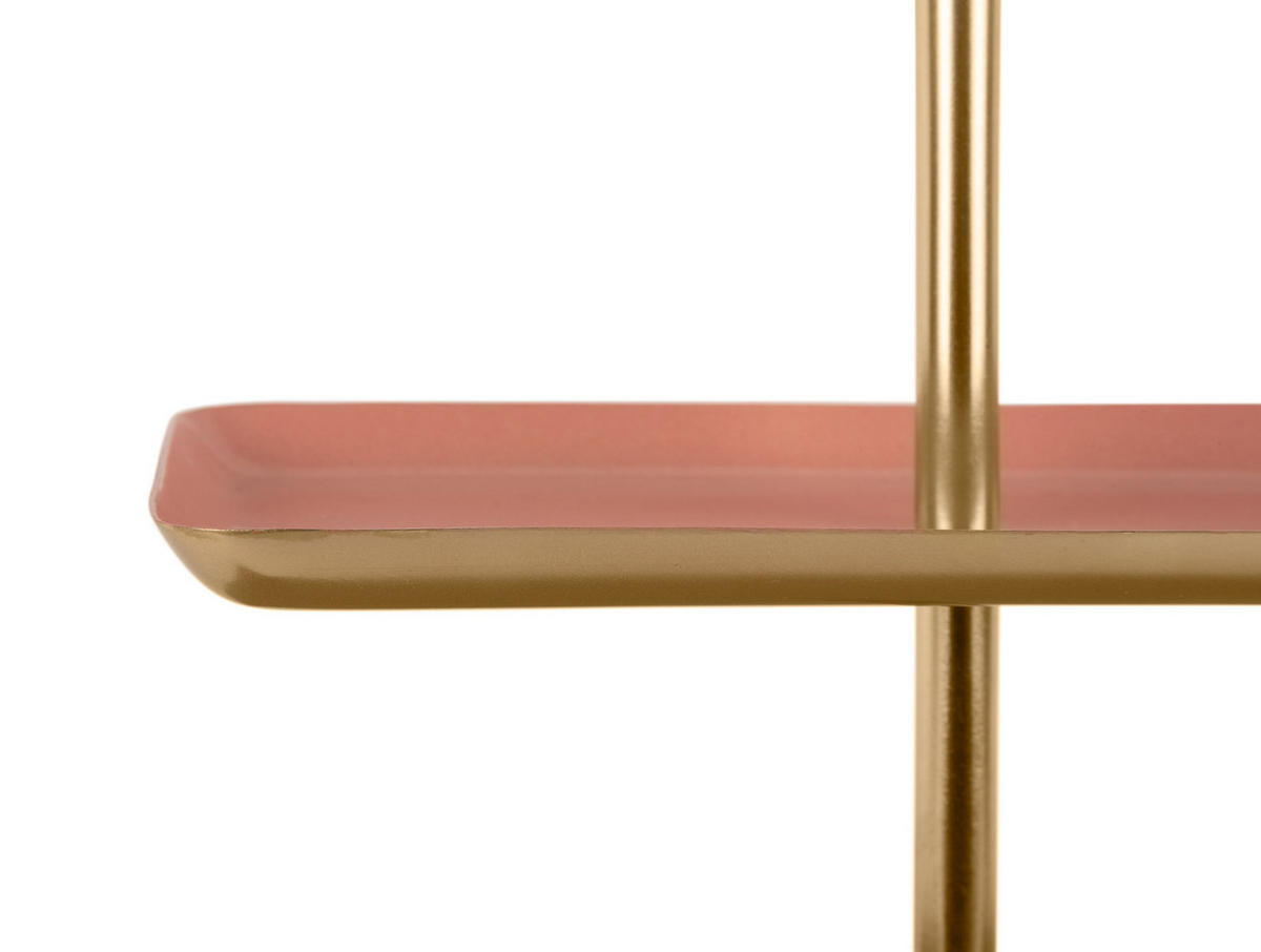 ETAGERE Festive 31/16/36 cm - Pink, Metall (1/36cm) - Present Time