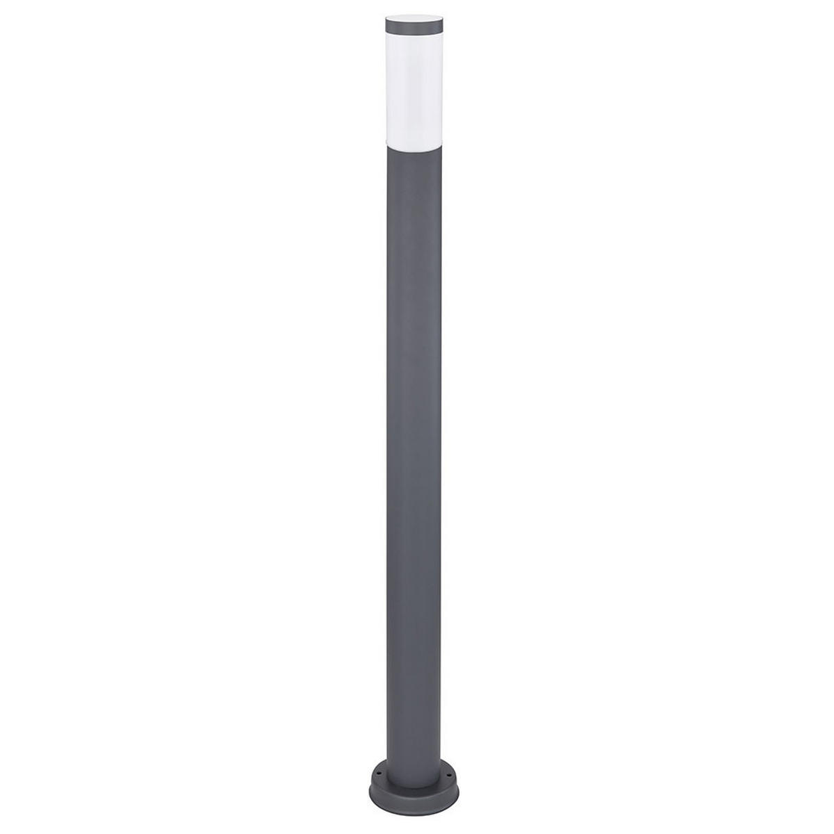 LED WEGLEUCHTE Edelstahl Silber - Anthrazit, Metall (12.7/12.7/110cm) - Globo Lighting