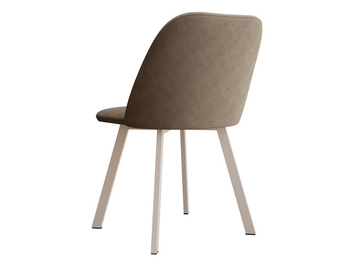 ESSZIMMERSTUHL K109 - Kaschmir/Mokka, Holzwerkstoff/Textil (47/80/58cm) - MIRJAN24