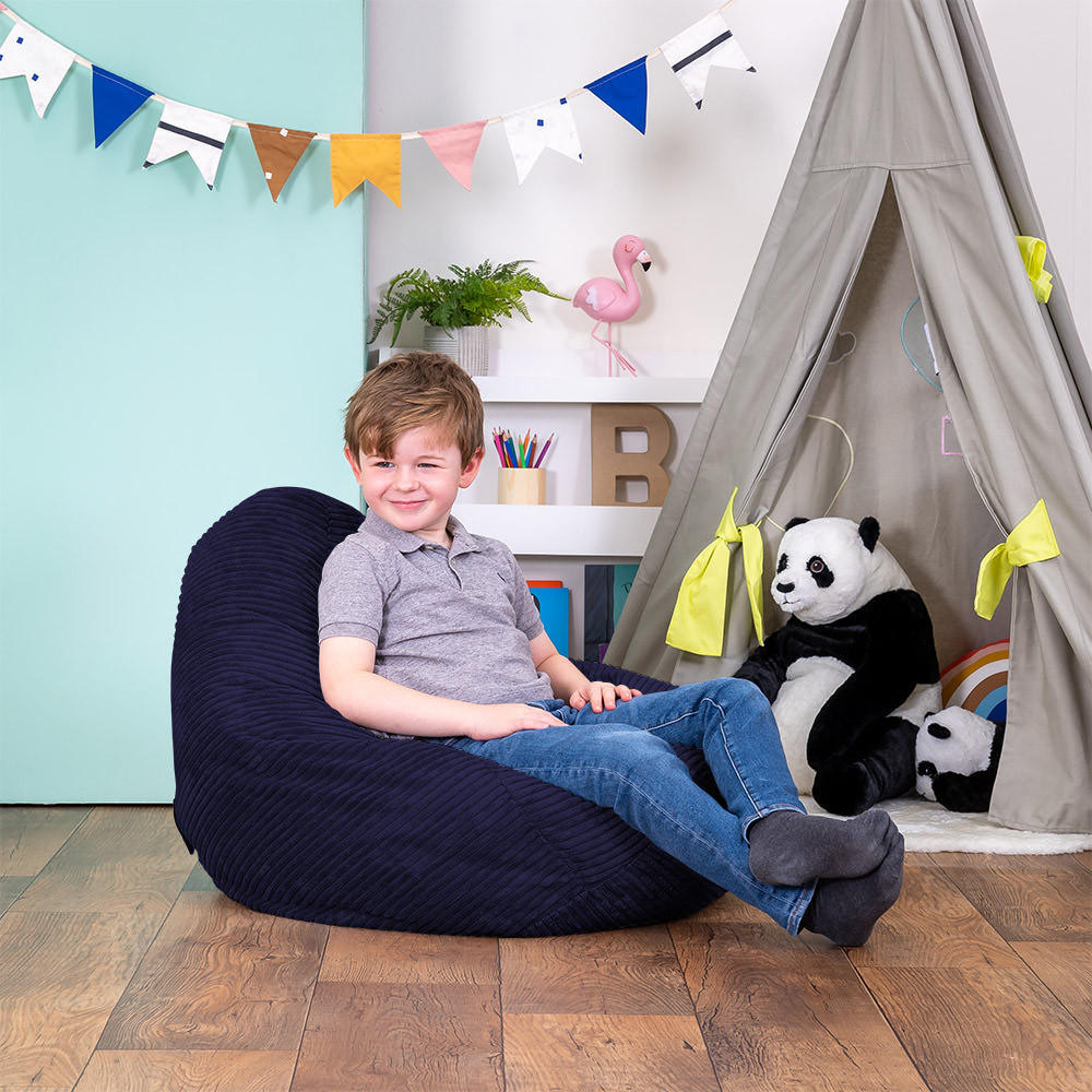 KINDERSITZSACK Sessel Dalton - Blau, Textil (69/59/65cm) - icon