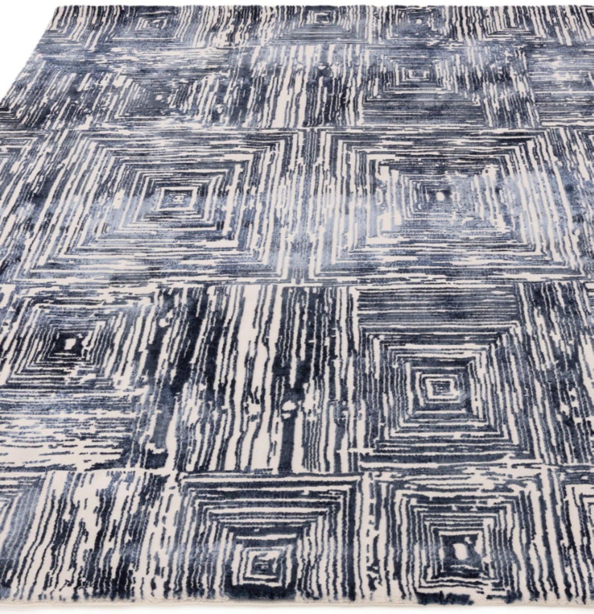 TEPPICH modern Wohn-/Schlafzimmer ZUKA SKETCH Blau 120 x 170 cm - Blau, Textil (120/170cm) - Novatrend