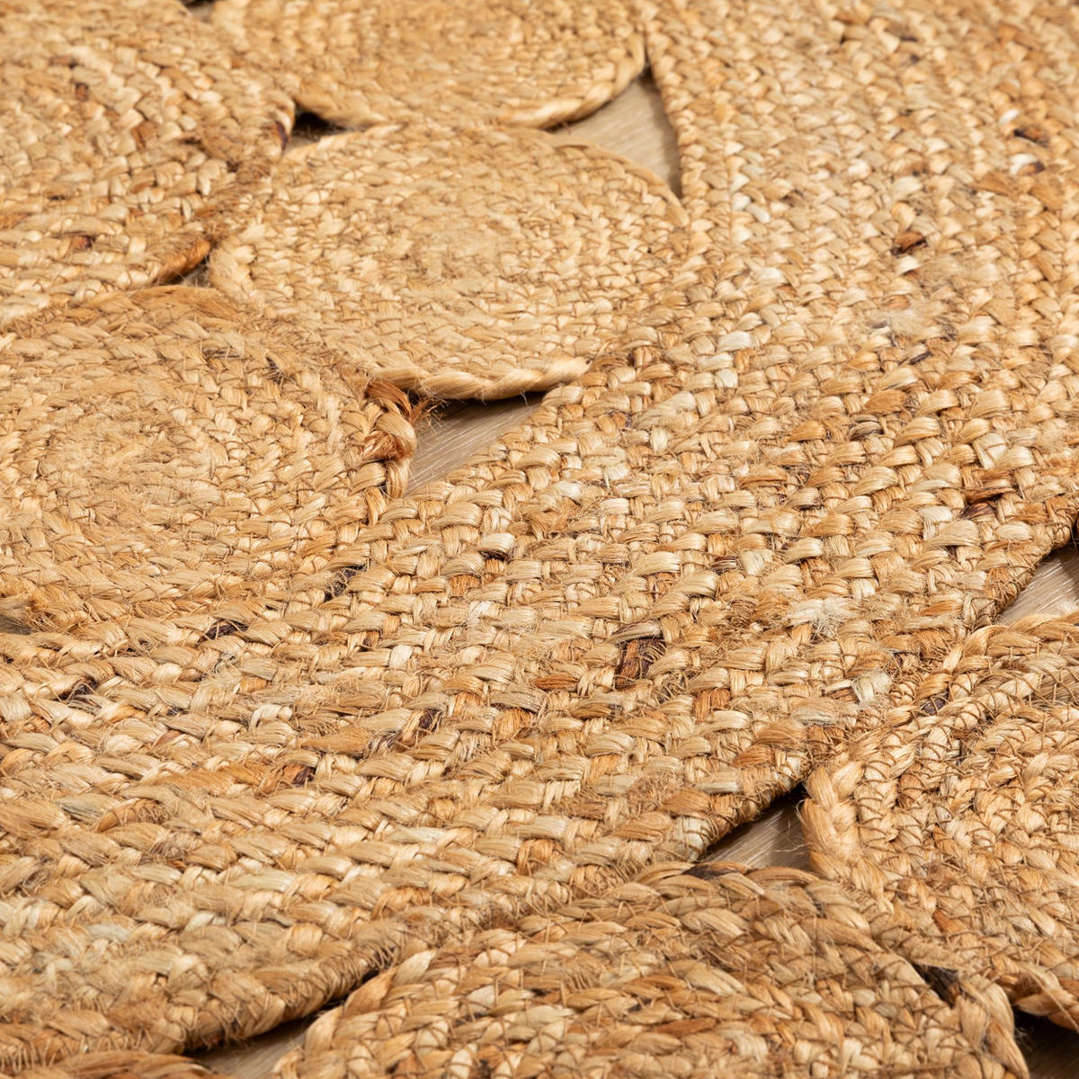 FLACHGEWEBETEPPICH 150/150 cm Goa Flower - Naturfarben, Naturmaterialien (150/150cm) - Steffensmeier