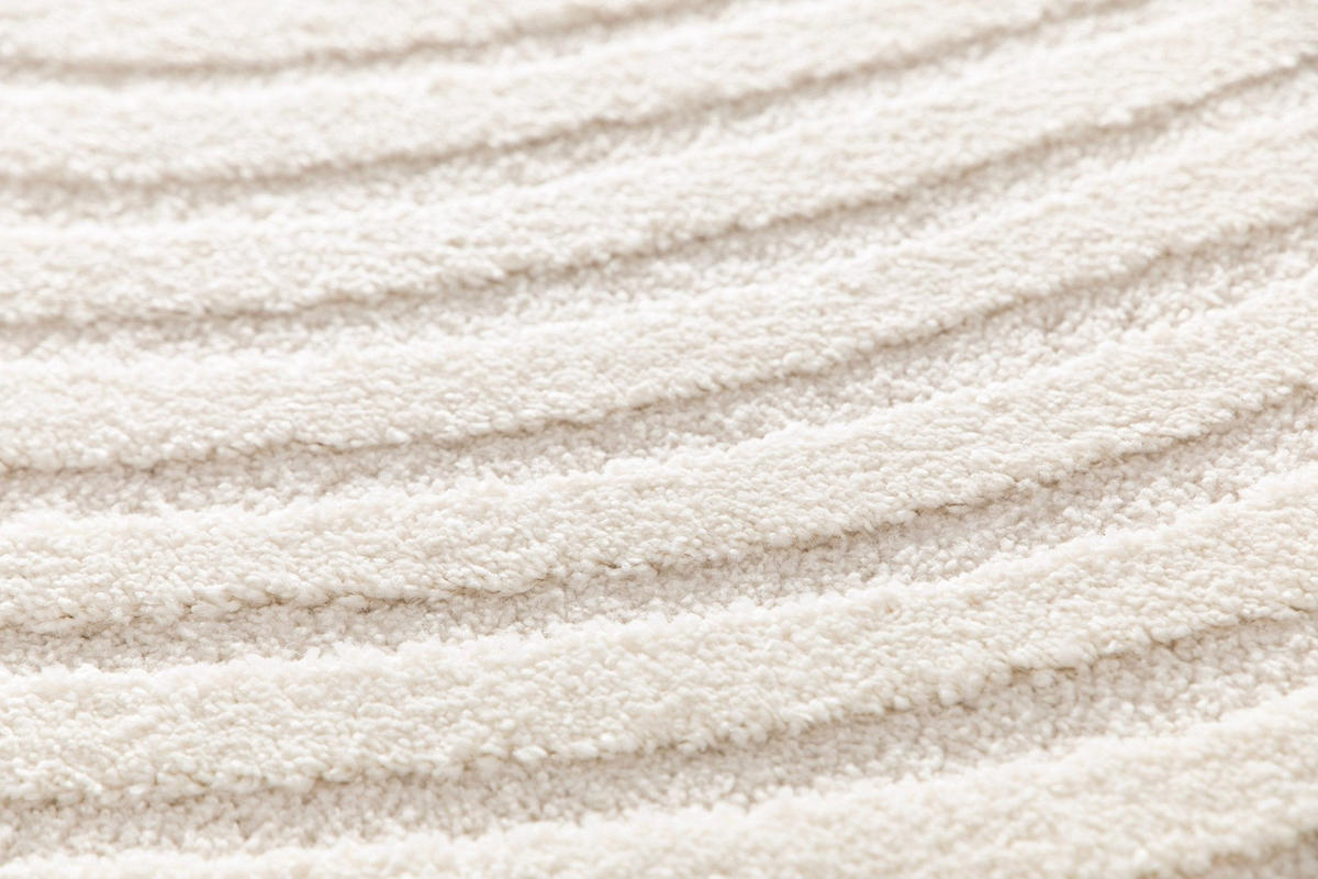 TEPPICH weich mit Relief-Effekt weiss - Weiß, Textil (160/230cm) - AFK Living