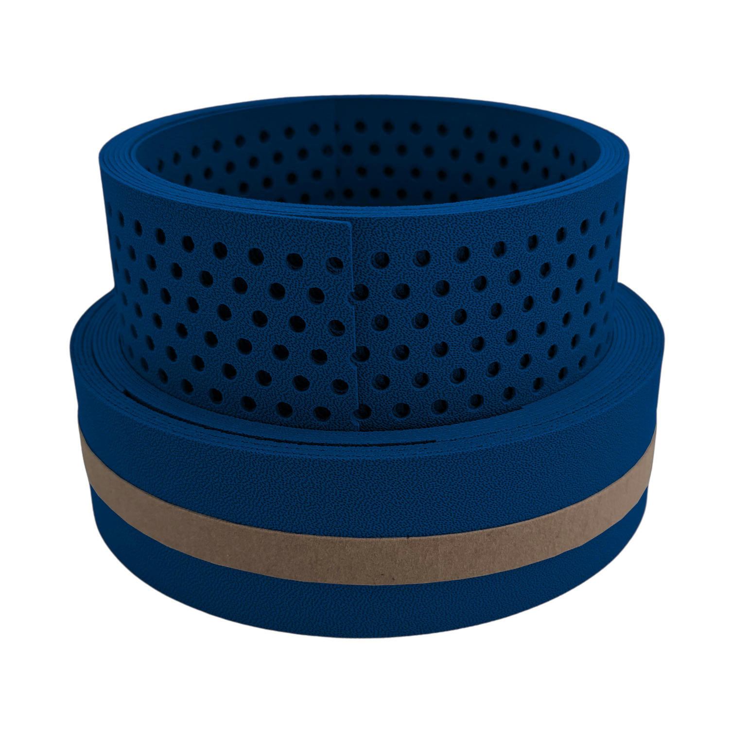 SICHTSCHUTZSTREIFEN Premium Akzentstreifen Set DUO Enzianblau 2,55m - Blau, Kunststoff (255/19cm) - ZAUN|ZU