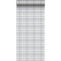 TAPETE Karomuster 53 cm x 10.05 m - Grau, Papier (53/1000cm) - Sanders & Sanders