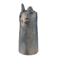 KERMAIKVASE Mimi Katze - Grau, Keramik (15cm) - Butlers