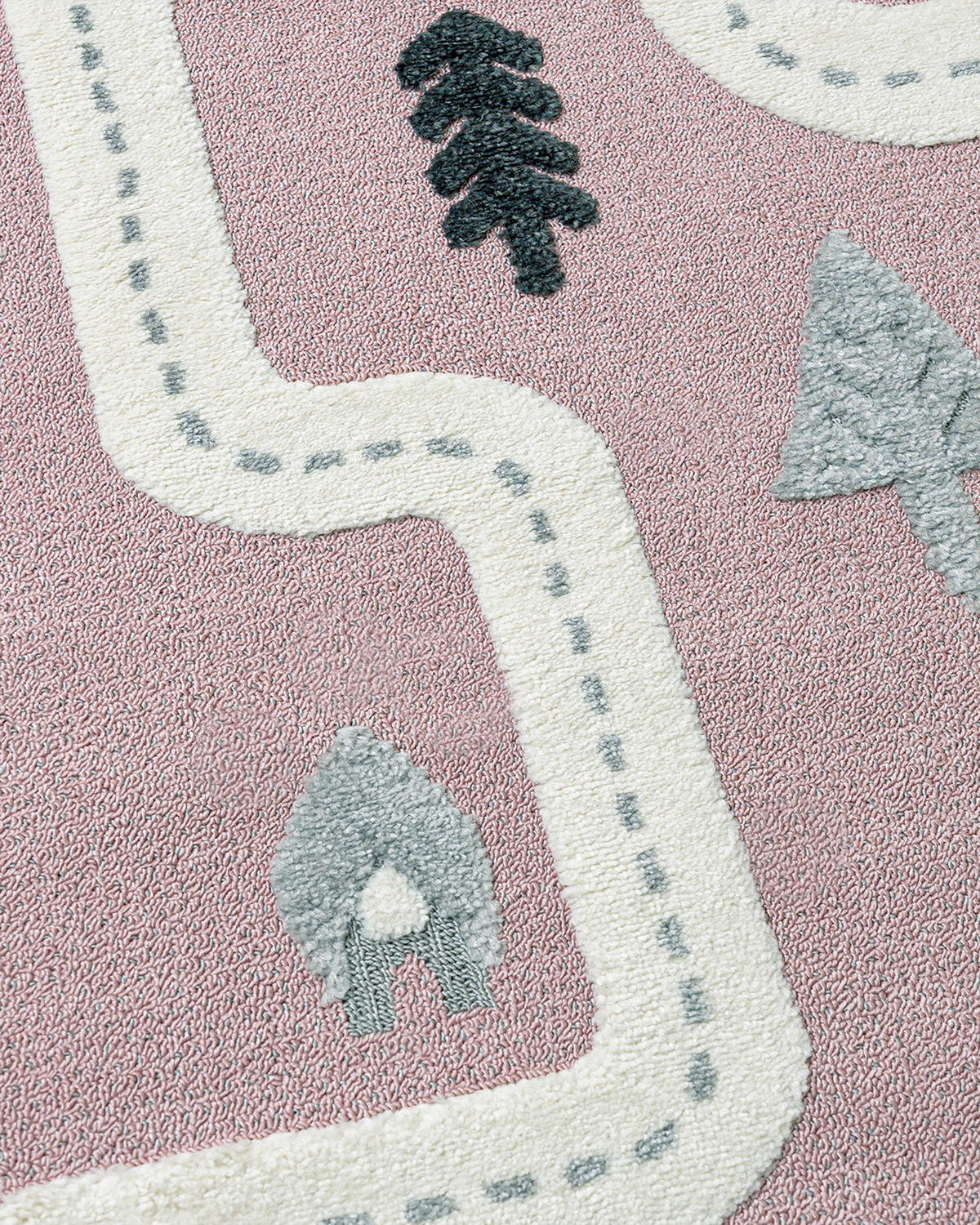 KINDERTEPPICH Buffo Neli Mazovia 120x170cm Weiß Schwarz Straßen Mittelflor - Weiß, Textil (120/170cm) - Mazovia