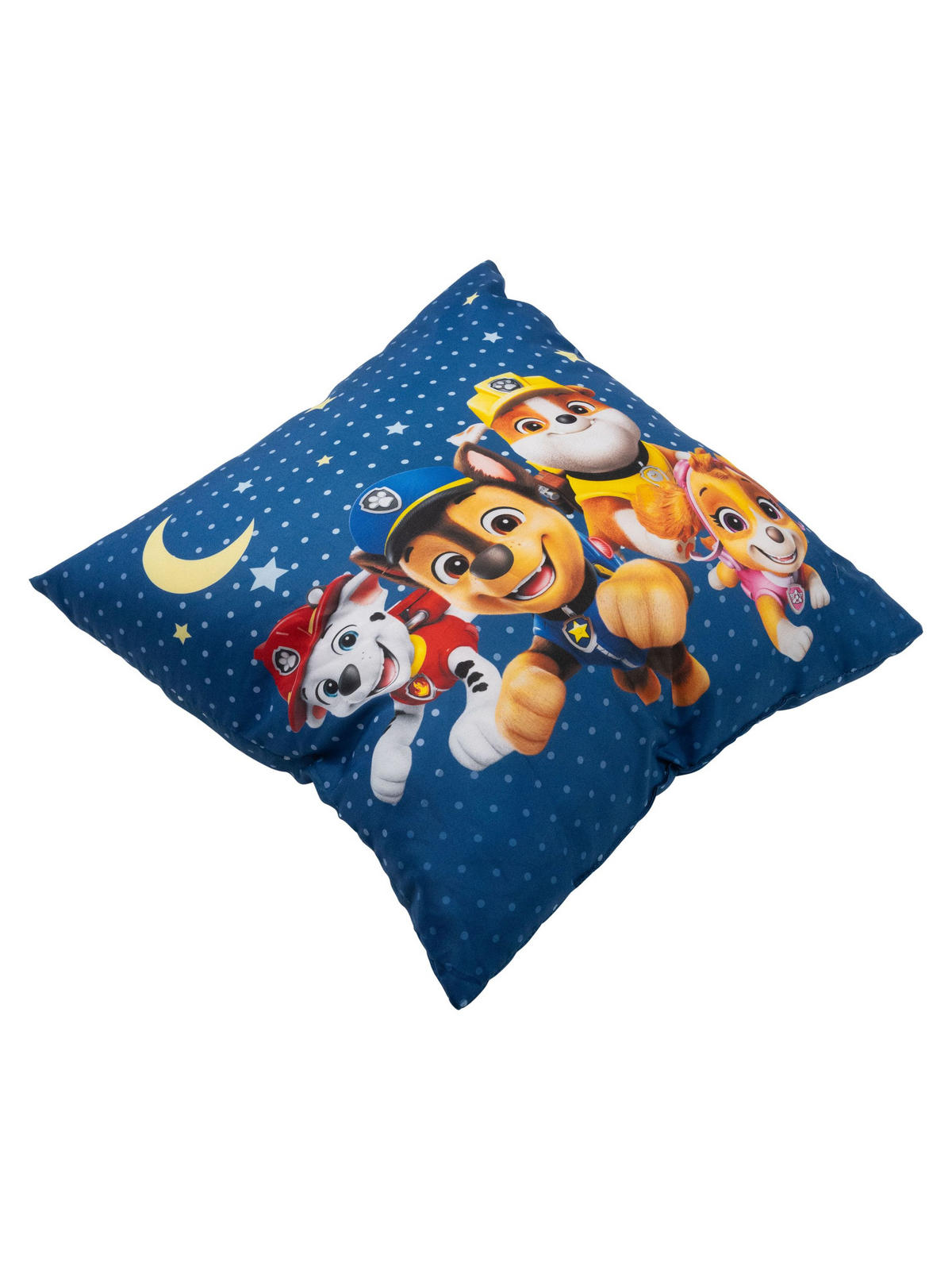 KINDERKISSEN Paw Patrol Mond & Sterne Blau 40 x 40 cm - Blau, Textil (40/40cm) - Paw Patrol