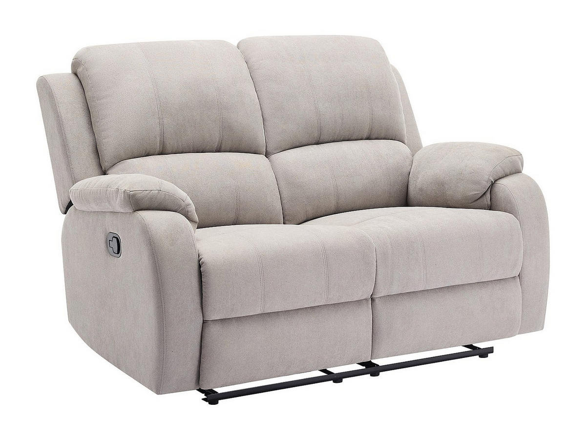 COUCHGARNITUR - 5 Personen - stoff - hellgrau Brody - Hellgrau, Textil (148/99/98cm) - Vente-Unique