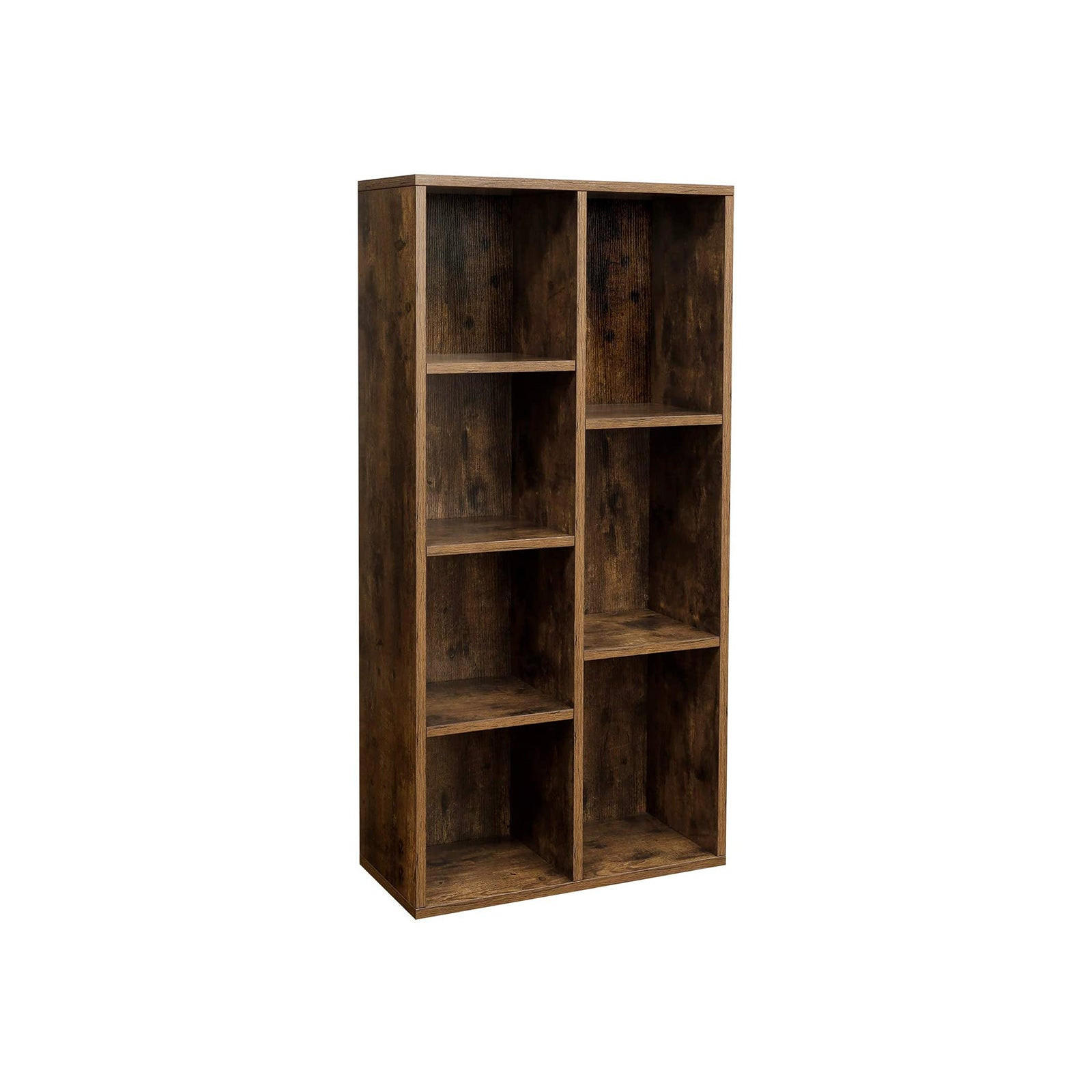 BÜCHERREGAL WÜRFELREGAL - Braun, Holzwerkstoff (24/106/50cm) - Hansiro