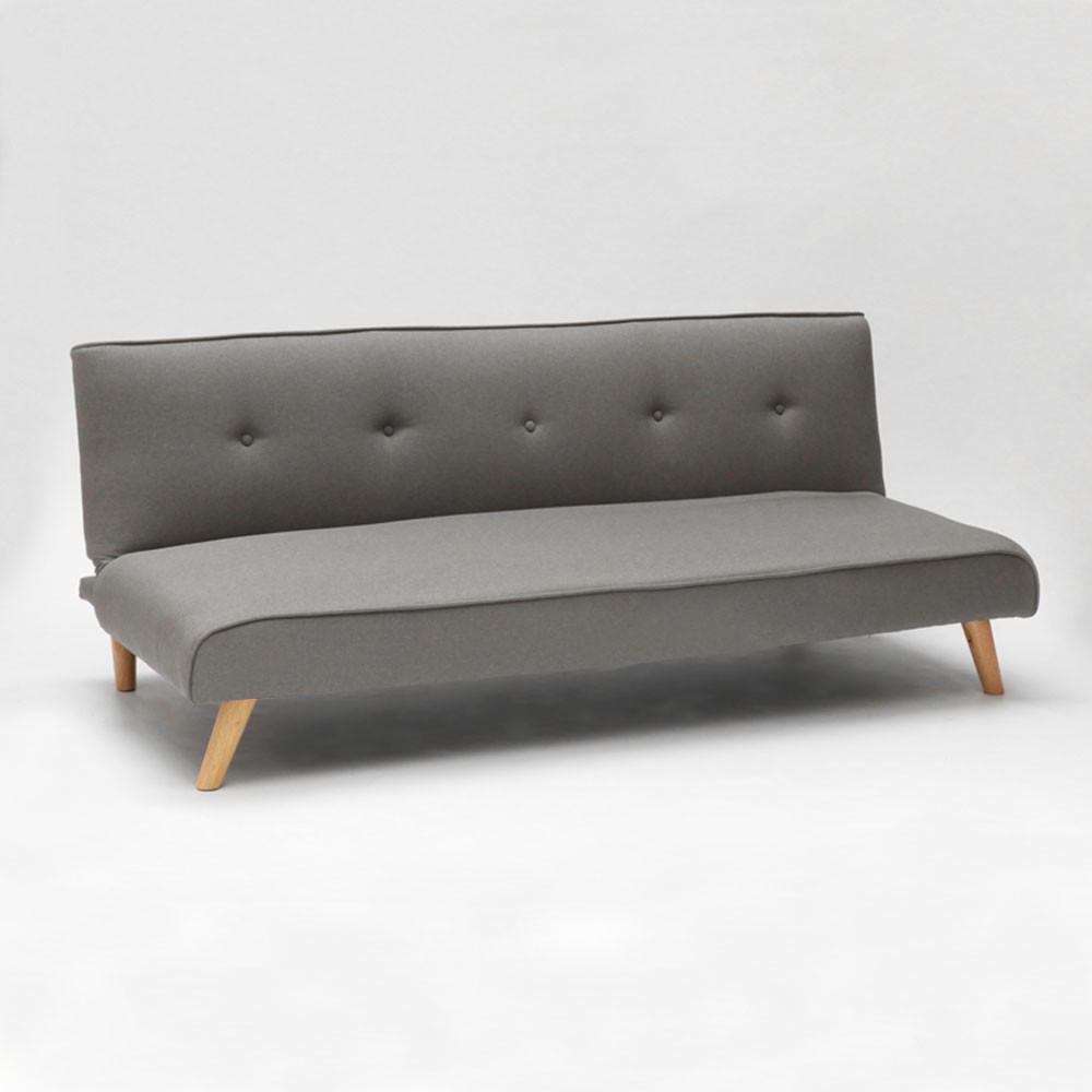 Pasmara Schlafsofa Grau 178x70x82 cm