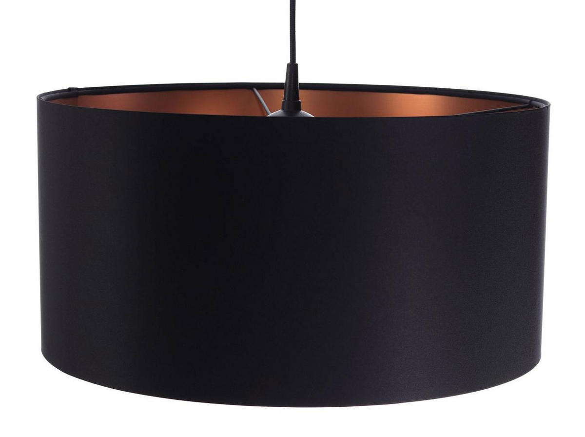HÄNGELEUCHTE Kupfer 50/25 cm - Schwarz/Kupferfarben, Kunststoff (50/0.8/25cm) - ONZENO