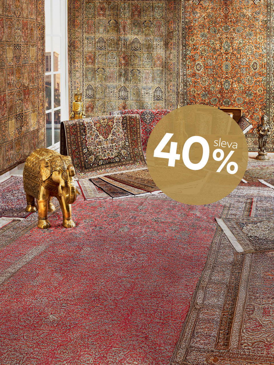 Sleva 40 % na orientální koberce