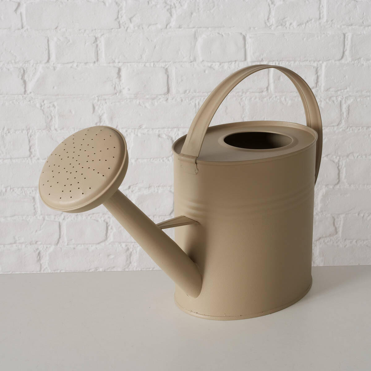 GIESSKANNE Florentine 3,5 l - Beige, Metall (15/29/43cm)