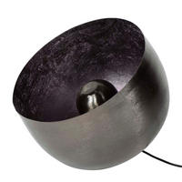 TISCHLEUCHTE Korb Schwarz 36/36/ 35 cm - Schwarz, Metall (36/36/35cm) - Hoyz Collection