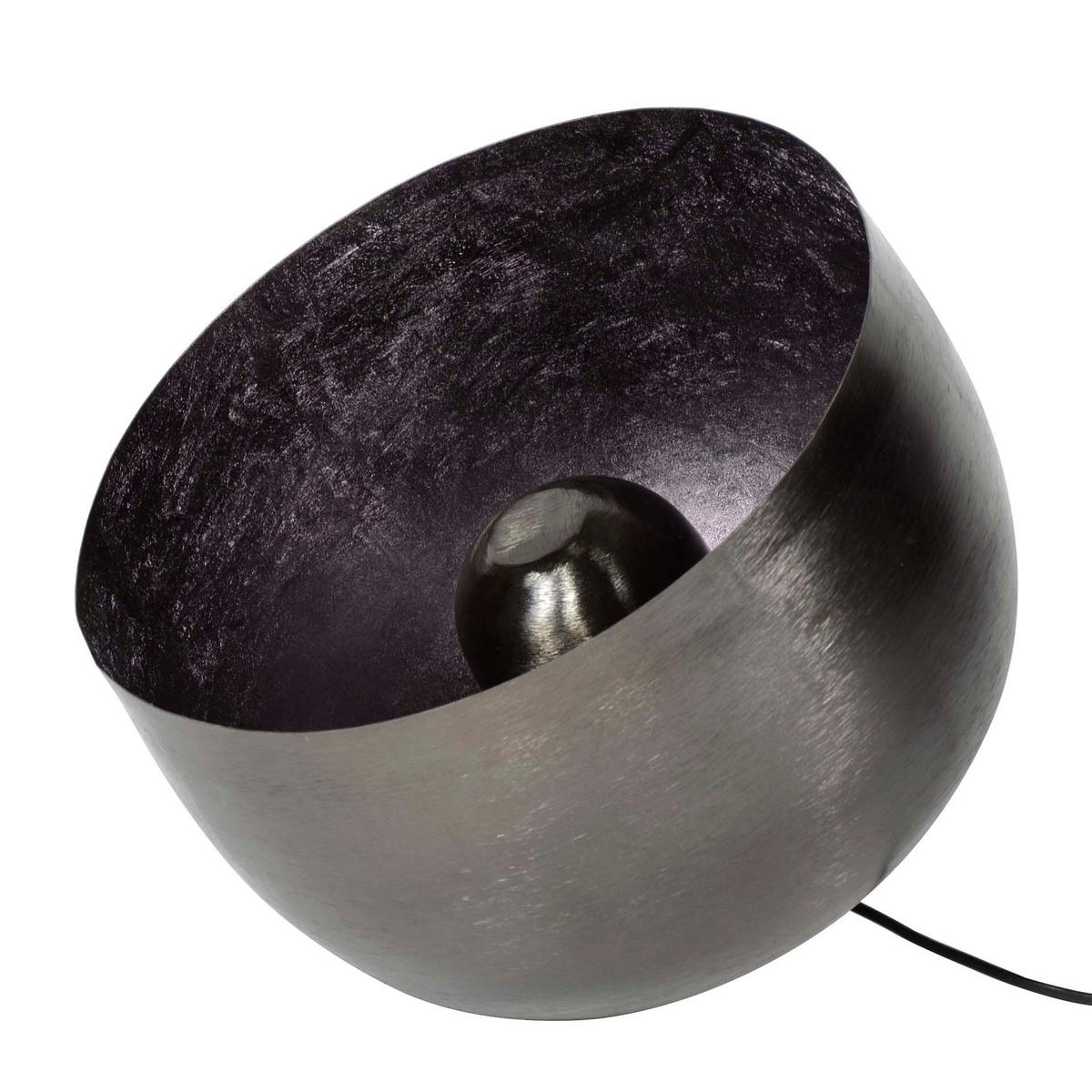 TISCHLEUCHTE Korb Schwarz 36/36/ 35 cm - Schwarz, Metall (36/36/35cm) - Hoyz Collection