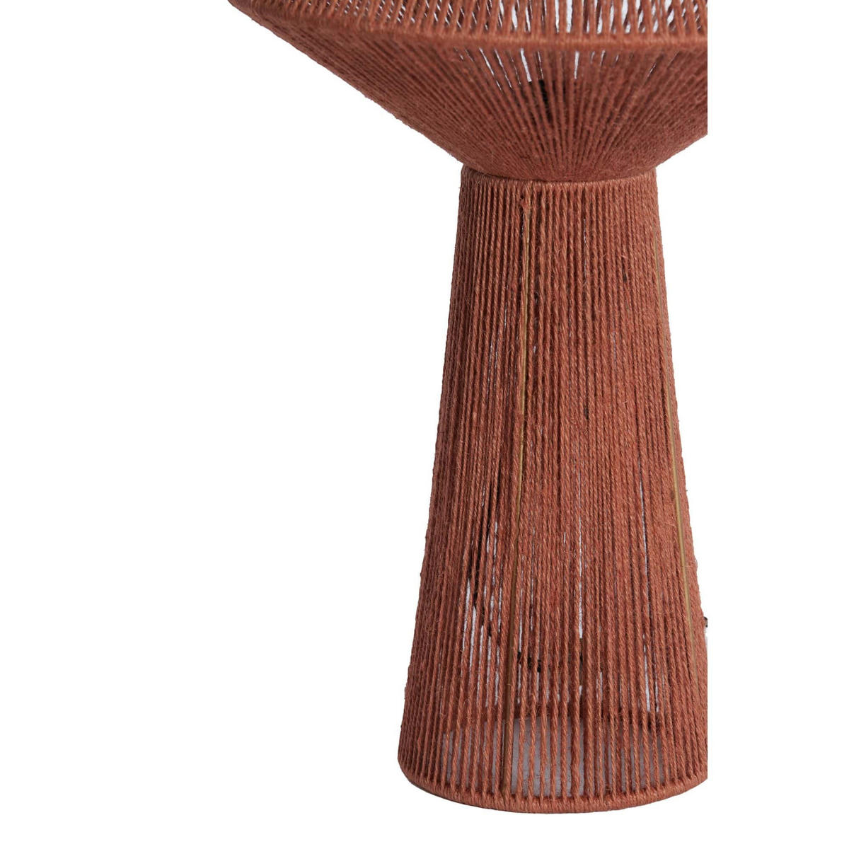 TISCHLEUCHTE Fugia Rot 30/30/47 cm - Rot, Textil (30/30/47cm) - Light & Living