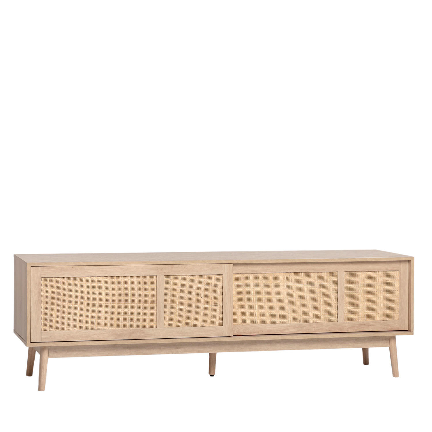 TV-ELEMENT Ikigai Natürlich 180 cm x 56 cm - Naturfarben, Holzwerkstoff (180/56/40cm)