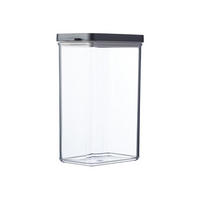 VORRATSDOSE Omnia Black 2000 ml - Schwarz, Kunststoff (9.4/21.7/14.5cm) - Mepal