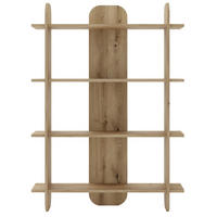 REGAL Livio Eichenholzoptik 107 cm - Beige, Holzwerkstoff (107.2/149.4/28cm) - Selsey