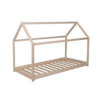HAUSBETT PANDA mit Lattenrost / Kinderbett 90x200 cm - Naturholz - Naturfarben, Holz (90/200cm) - Weber Industries