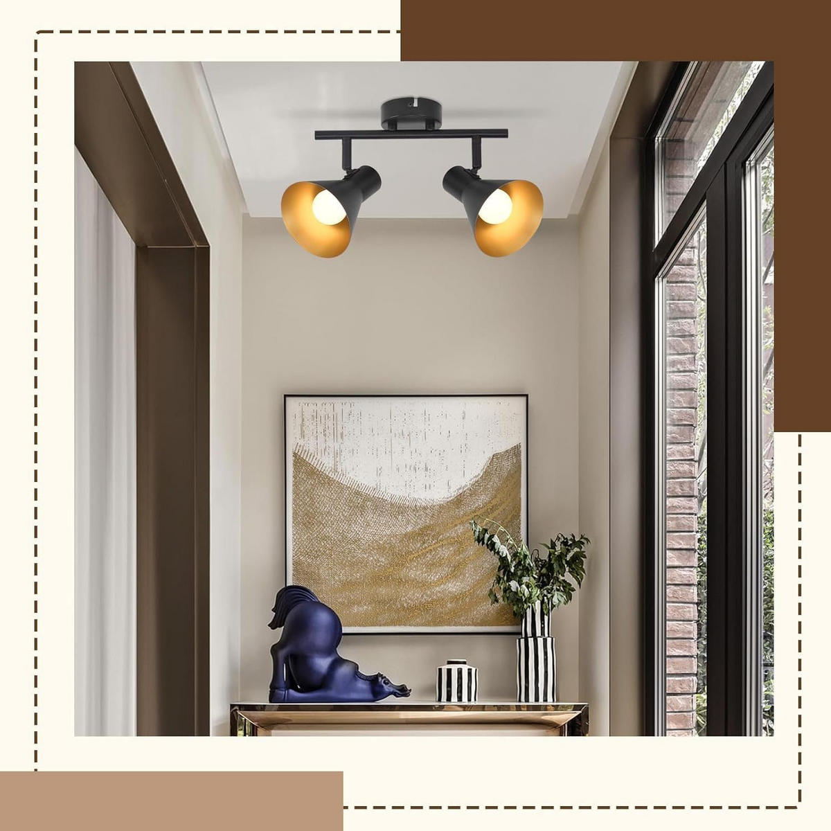 STRAHLER Welle 25/11/21 cm - Schwarz, Metall (25/11/21cm) - Nettlife