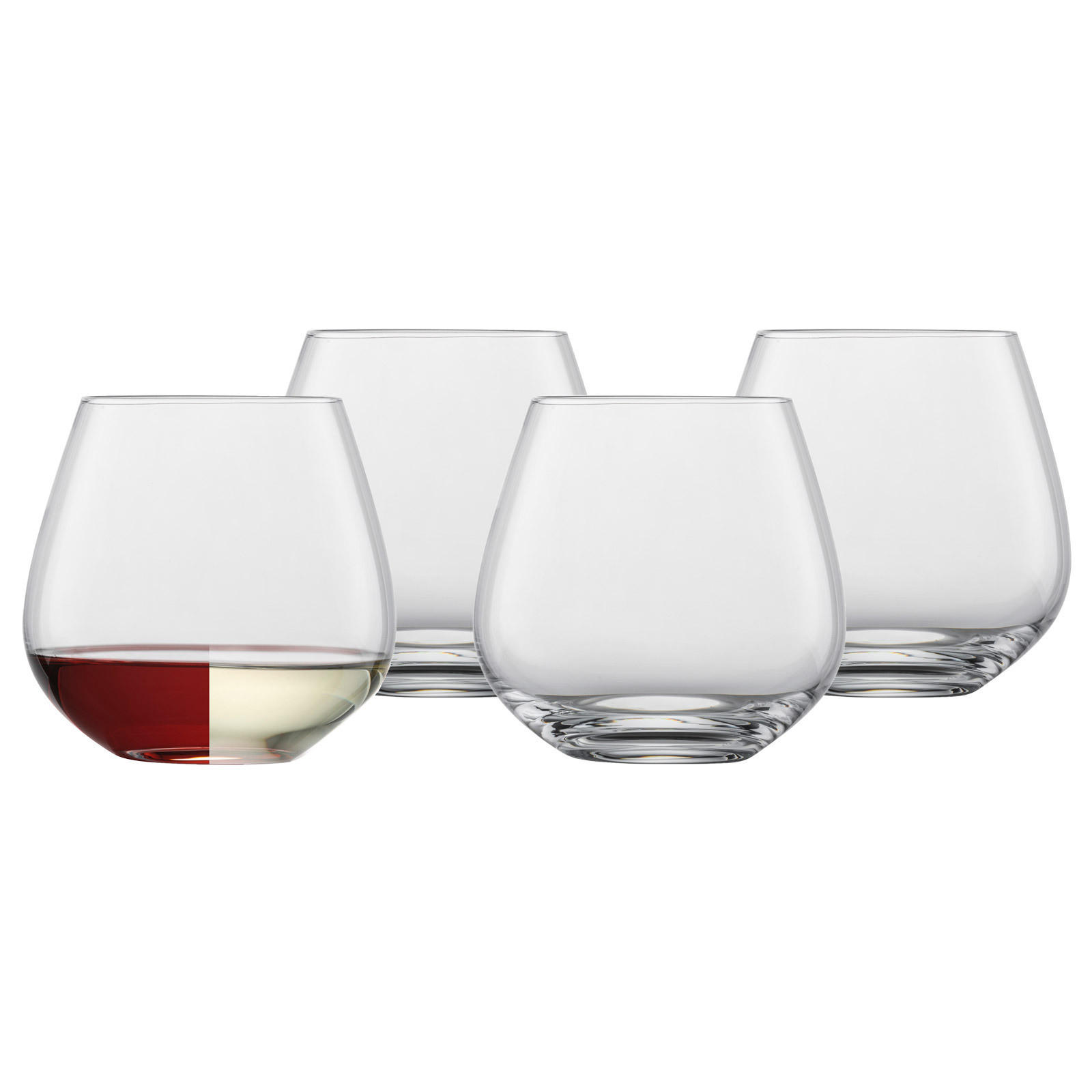 WEINBECHER Forté transparent 587 ml 4er Set - Transparent, Glas (0.587L) - Schott Zwiesel