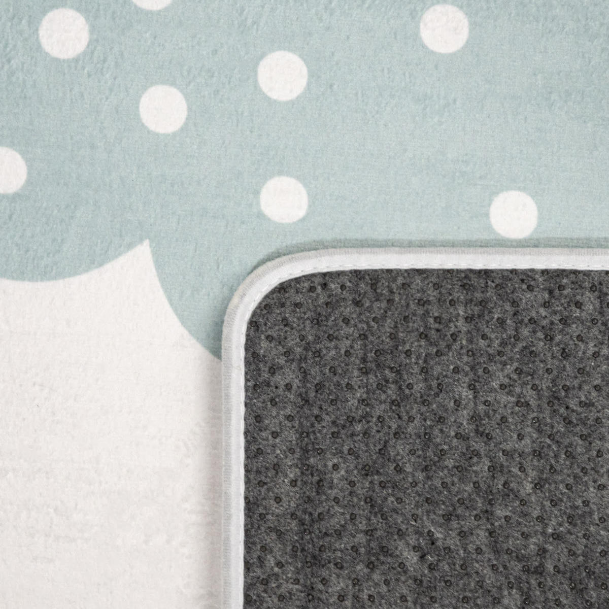 KINDERTEPPICH waschmaschinenwaschbar Patchwork Kinderzimmer schmutzabweisend Blau Rechteckig 80x150 - Blau, Textil (80/150cm) - KADIMA DESIGN