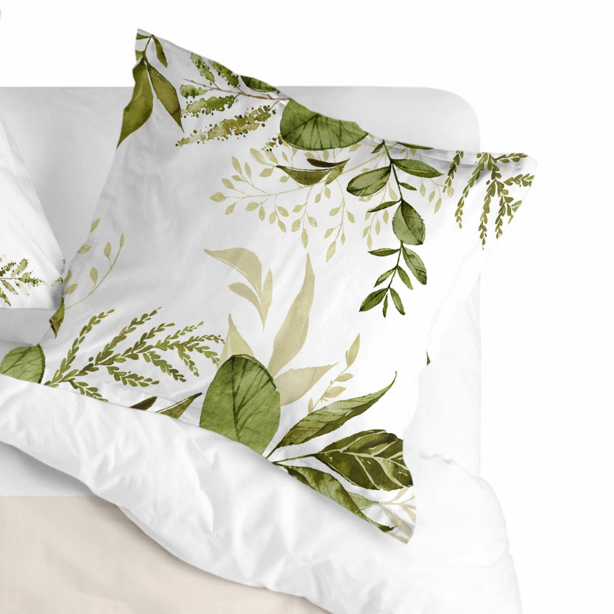 KISSENBEZUG herbal 50x75 cm (x2) mehrfarbig - Multicolor, Textil (50/75cm) - Happy Friday