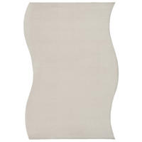 KOBEREC Světle béžový 160/230 cm Tangra - béžová, plast (160/230cm) - Beliani