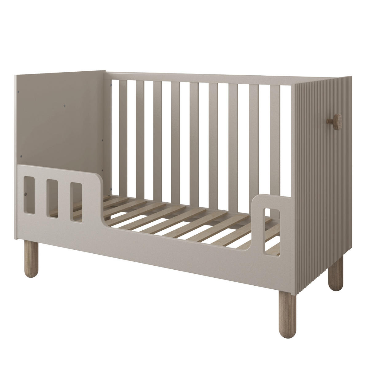 GITTERBETT Bebella - Beige, Naturmaterialien - kiki design