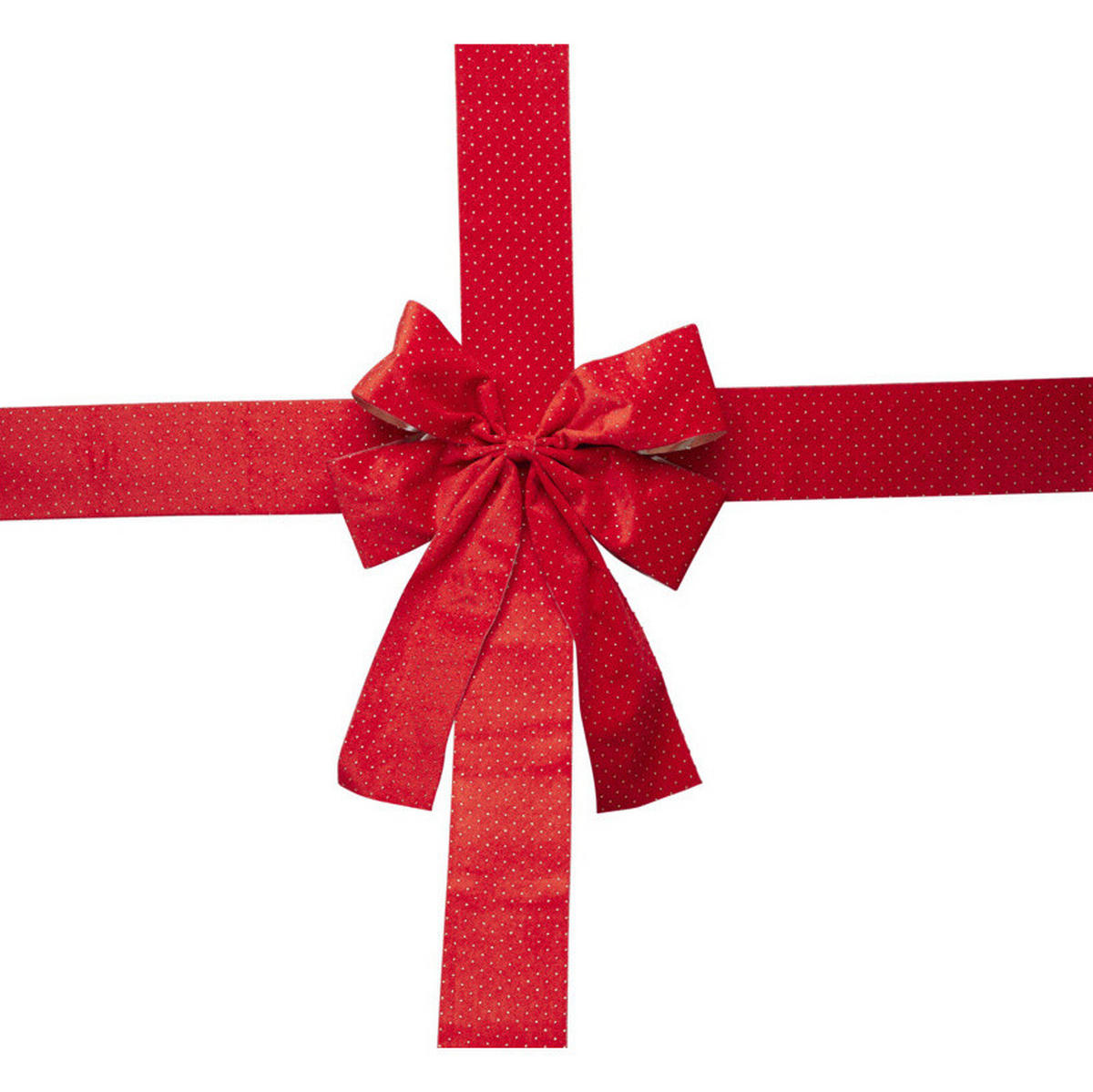 TÜRDEKO Schleife 33/42 cm - Rot, Textil (10/42/33cm) - Home Styling Collection