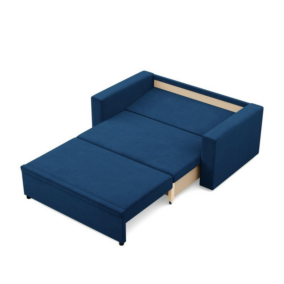 SOFA Neo mit gerader Armlehnen dunkelblau - Dunkelblau, Textil (148/90/87cm) - SIMKAM Furniture