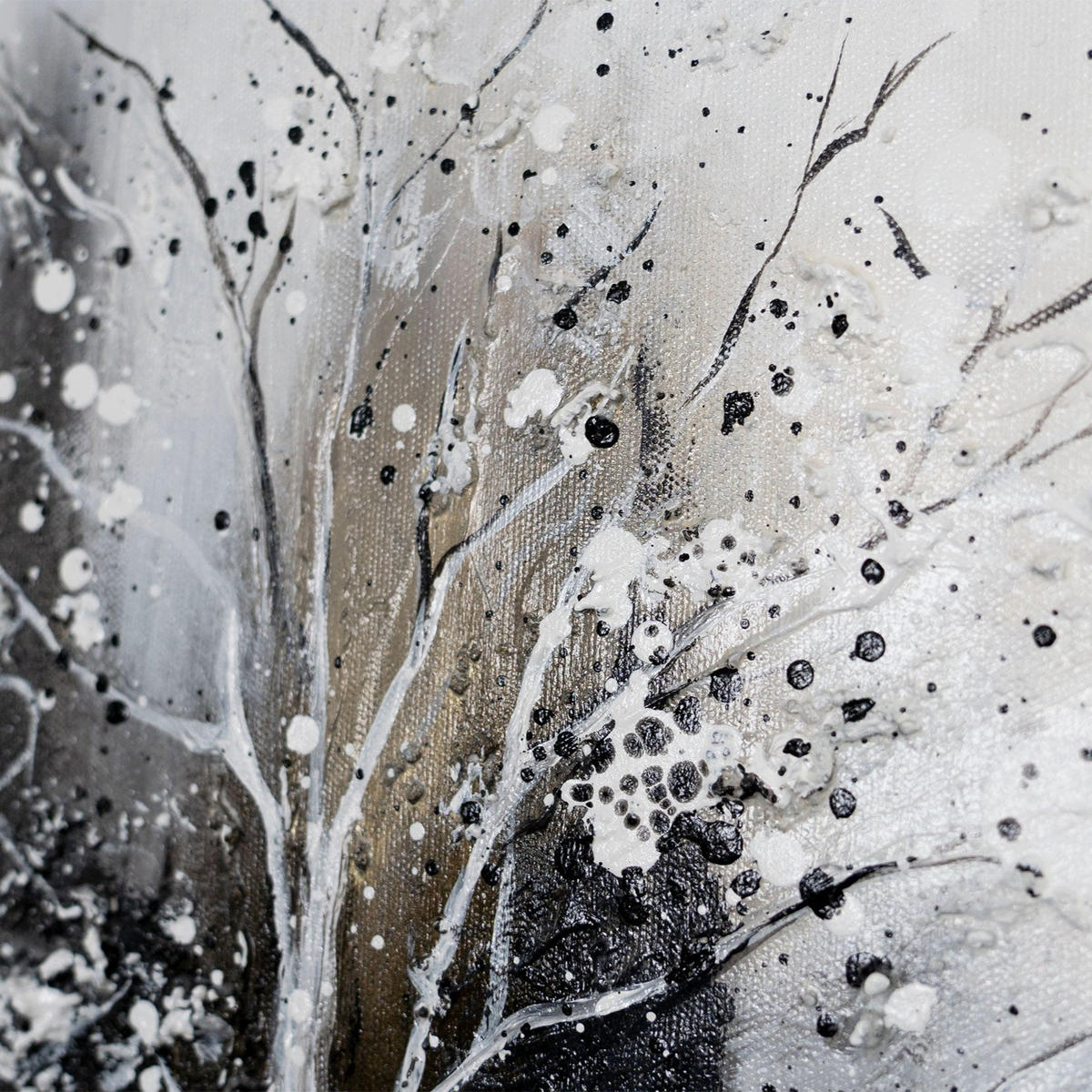 GEMÄLDE Geheimer Wald auf Keilrahmen 115x50 cm - Multicolor, Holz (115/50cm) - YS-art gallery
