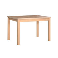 ESSTISCH Alba 1 - Beige/Sonoma Eiche, Holz (80/120/78cm) - Leaf Design