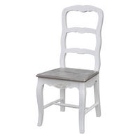 ESSZIMMERSTUHL RIMINI WHITE Weiß 44x52x95 cm - Weiß, Holz (44/95/52cm) - FURNLUX