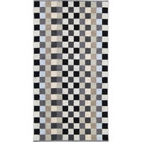 HANDTÜCHER UNIQUE KARO 942 ANTHRAZIT - 77 - Grau, Textil (70/140cm) - Cawö