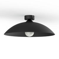 DECKENLEUCHTE - Schwarz, Metall (40/40/14.5cm) - Lumicom