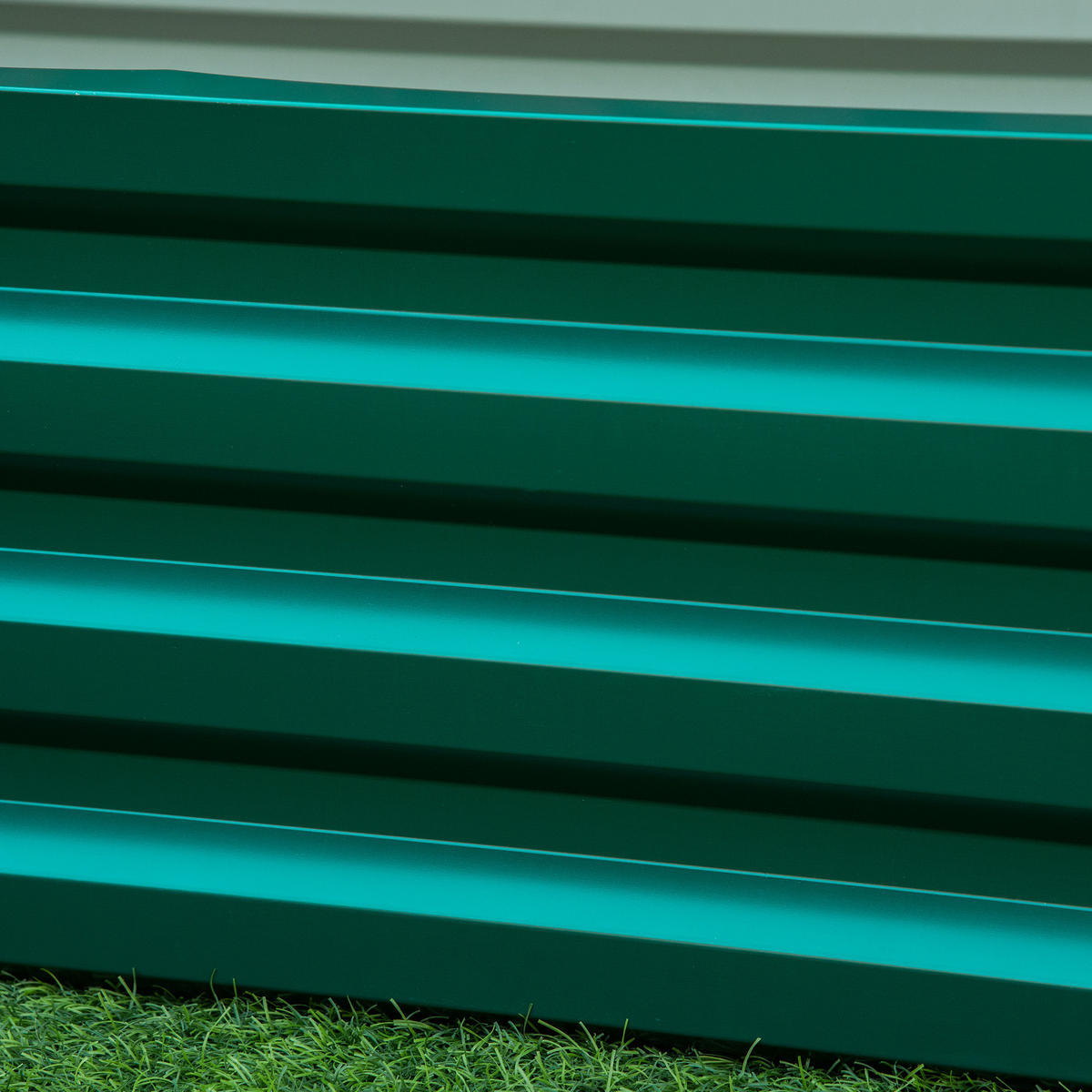 HOCHBEET, Grün - Grün, Metall (60/30.5/120cm) - Outsunny