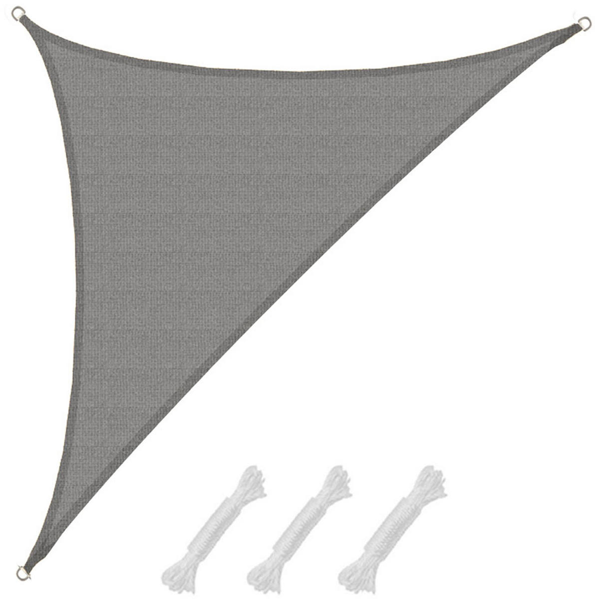 SONNENSEGEL Luftdurchlässig 600/420 cm Beige - Grau, Kunststoff (420/600cm) - Amanka