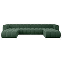 WOHNLANDSCHAFT modulares Sofa Joren-U2 - 410x177x70 cm Grün - Grün, Holzwerkstoff/Textil (410/70/177cm) - ALTDECOR