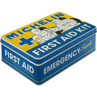 VORRATSDOSE flach Michelin First Aid Kit - Multicolor, Metall (23/7/16cm) - Nostalgic-Art