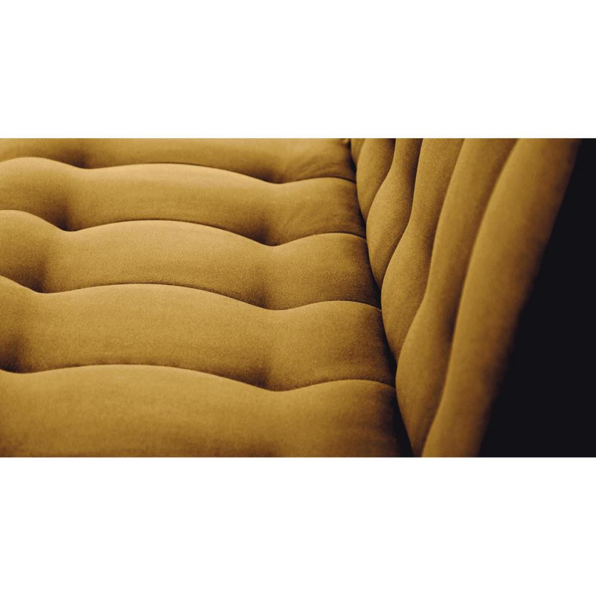 3-SITZER Schlafsofa Nancy Bis gelb - Gelb, Holz/Textil (220/89/93cm) - Beautysofa