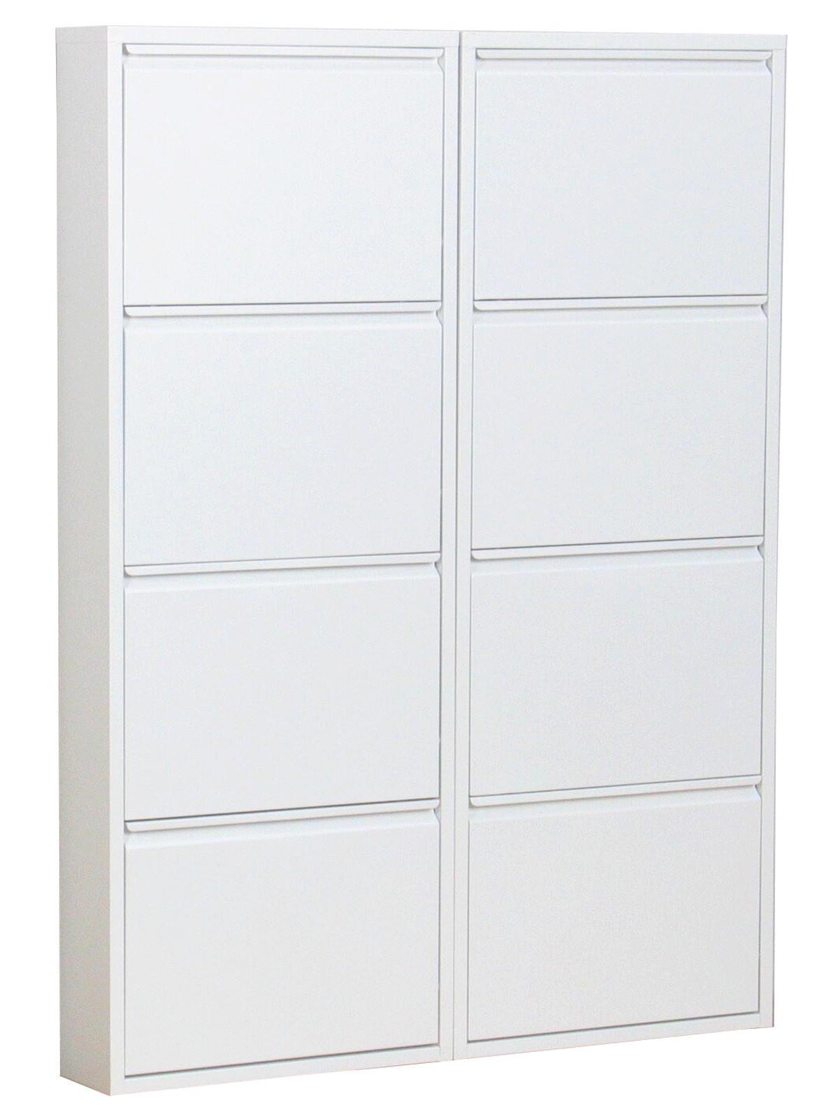 SKOSKÅP Pisa 101 x 16 x 140 cm – vit 140/101/16 cm