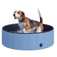 POOL DE-18962 klappbar, Ø100 cm Blau - Blau, Kunststoff (100/30/100cm) - ComfortXL