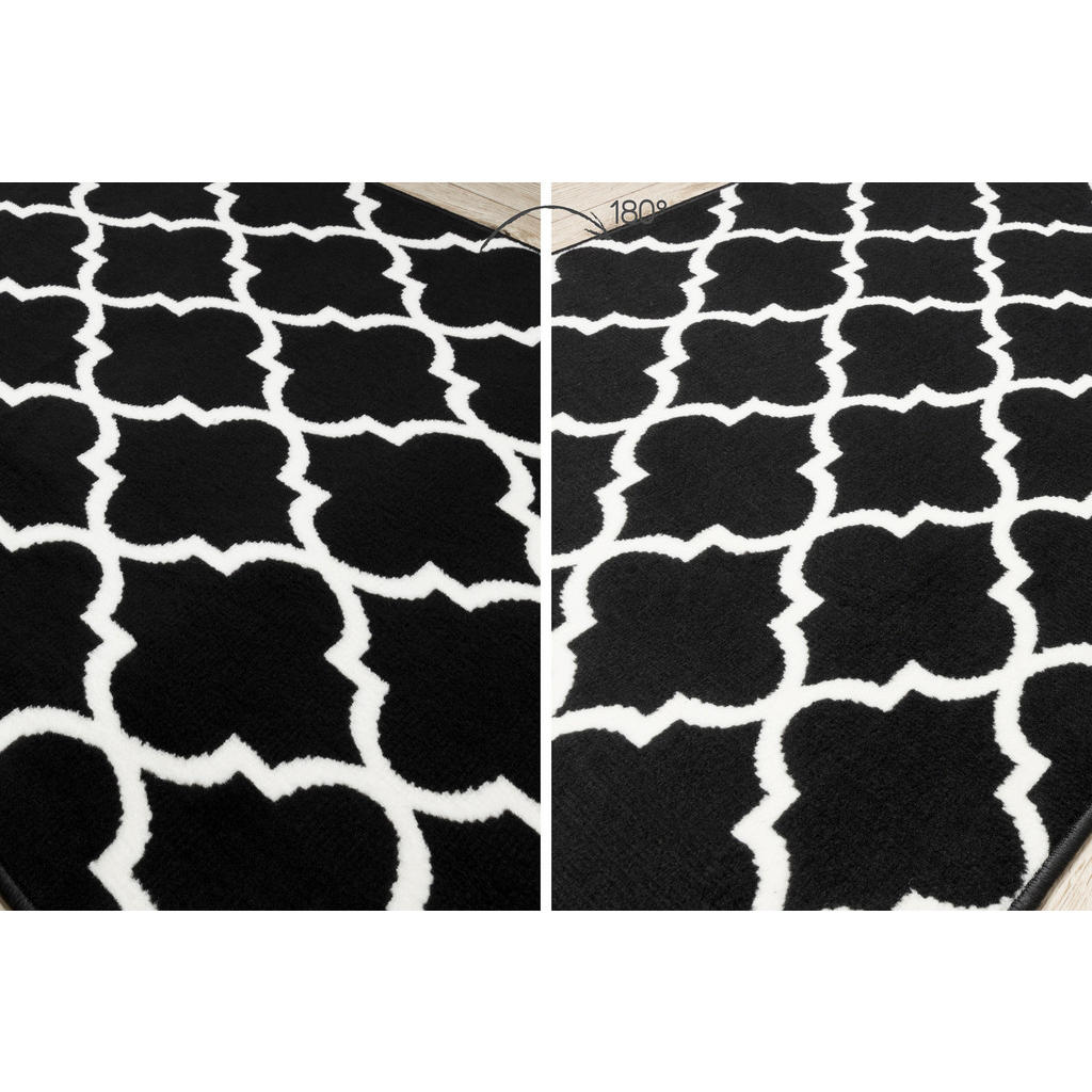 Thumbnail - rugsX Läufer, Schwarz, Textil, Freiform, 80x290 cm, Teppiche & Böden, Teppiche, Teppichläufer