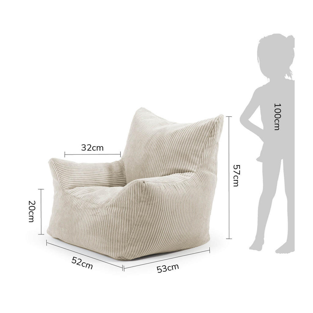Thumbnail - Mokebo Kindersessel, Beige, Textil, 52x57x53 cm, Oeko-Tex®, Kinder- & Jugendzimmer, Kindermöbel, Kindersitzmöbel & -tisc...